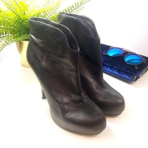 ASH Absolut  platform black leather. Inv#11
